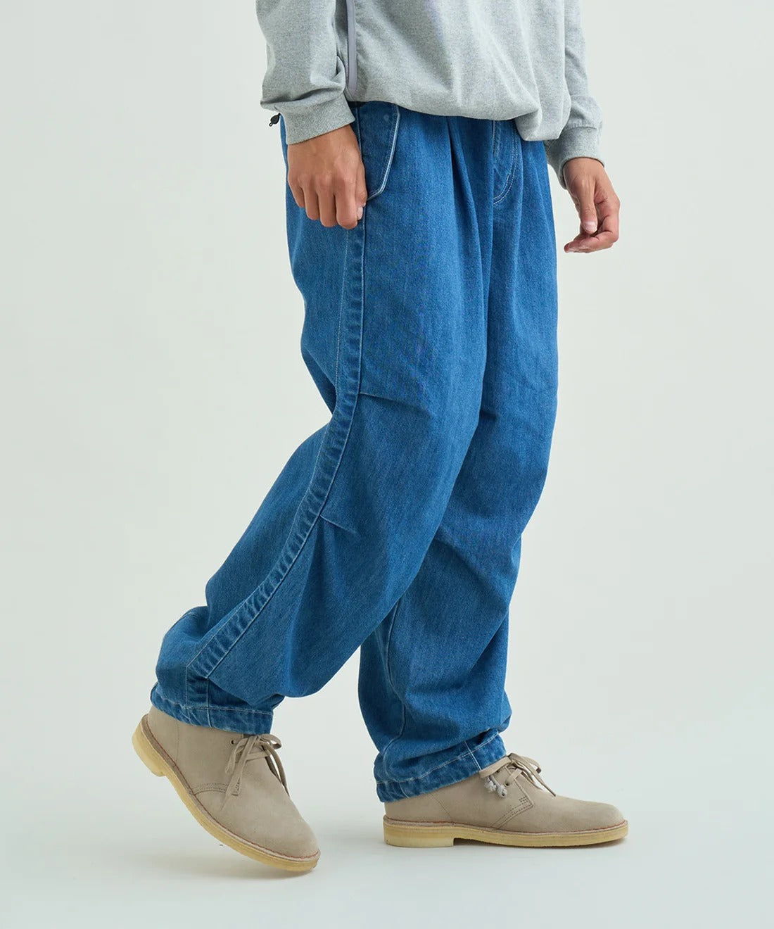 NANGA / CORDURA DENIM RELAX EASY PANTS 丹寧寬鬆鬆緊長褲