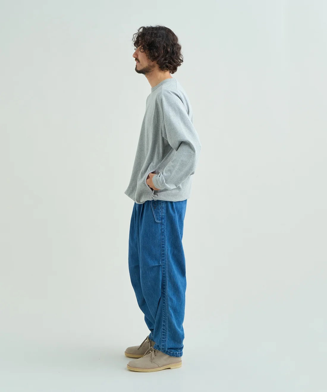 NANGA / CORDURA DENIM RELAX EASY PANTS 丹寧寬鬆鬆緊長褲