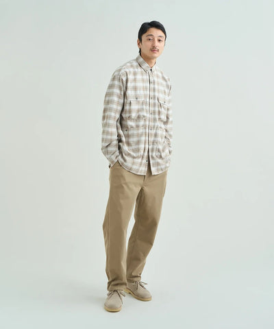 NANGA / WEAVING BELT DRY CHINO PANTS 內建織帶速乾錐形卡其褲