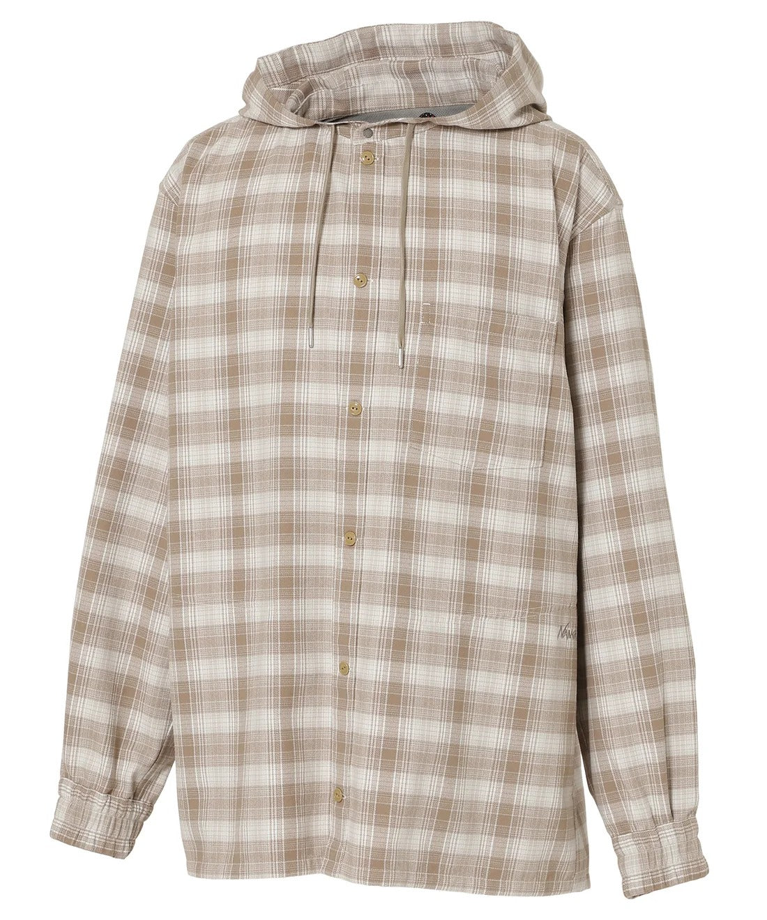 NANGA / GRID TARTAN FIELD HOOD SHIRT 格紋機能連帽野外襯衫