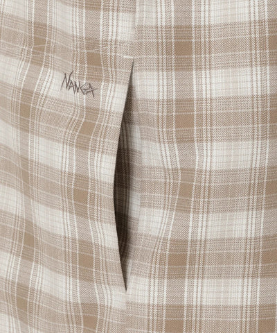 NANGA / GRID TARTAN FIELD HOOD SHIRT 格紋機能連帽野外襯衫