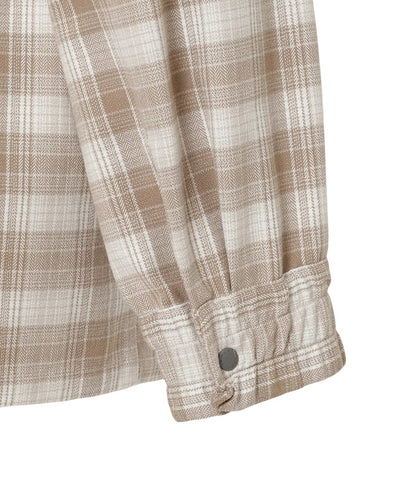 NANGA / GRID TARTAN FIELD HOOD SHIRT 格紋機能連帽野外襯衫