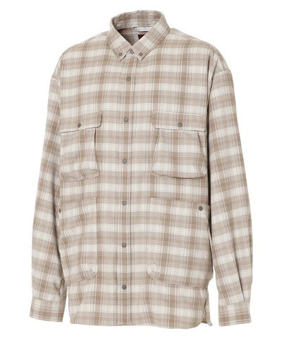 NANGA / GRID TARTAN CAMP SHIRT 格紋機能露營襯衫