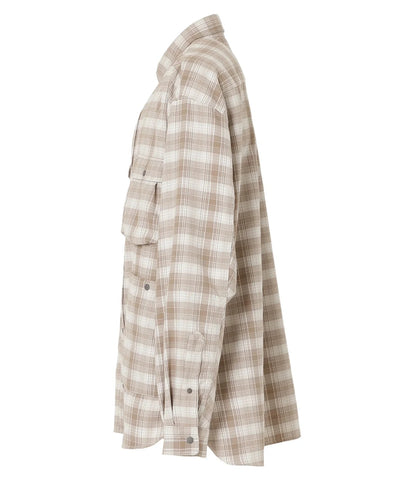 NANGA / GRID TARTAN CAMP SHIRT 格紋機能露營襯衫