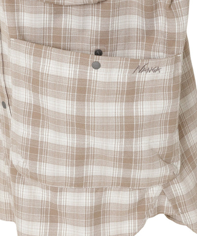 NANGA / GRID TARTAN CAMP SHIRT 格紋機能露營襯衫
