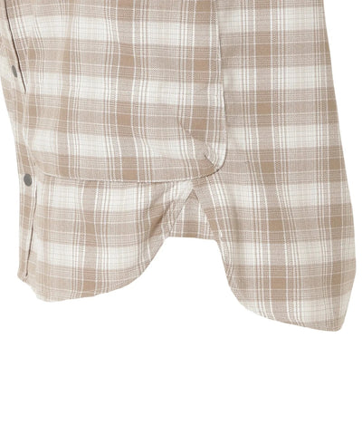 NANGA / GRID TARTAN CAMP SHIRT 格紋機能露營襯衫