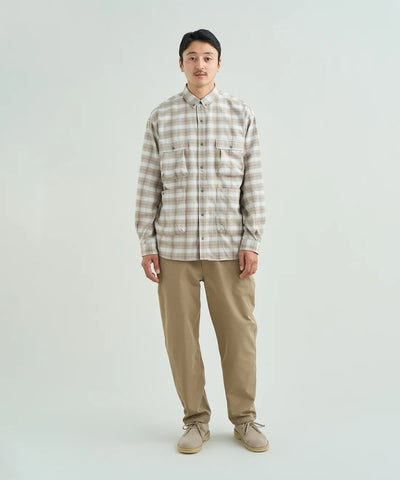 NANGA / GRID TARTAN CAMP SHIRT 格紋機能露營襯衫