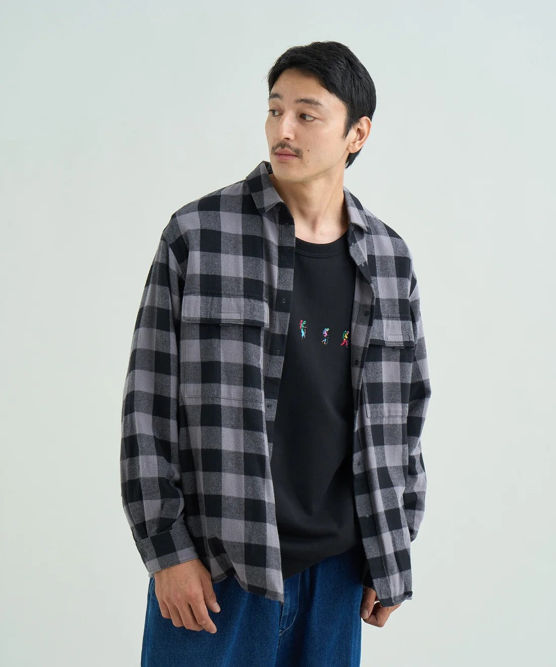 NANGA / BUFFALO CHECK W PK SHIRT 水牛格紋雙口袋工裝襯衫