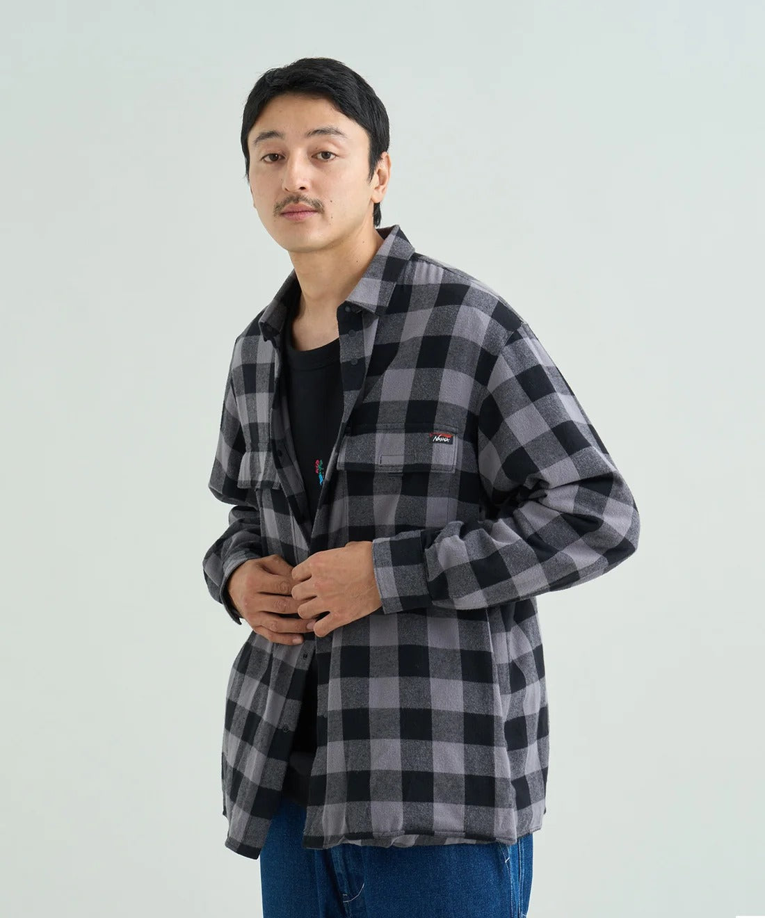 NANGA / BUFFALO CHECK W PK SHIRT 水牛格紋雙口袋工裝襯衫