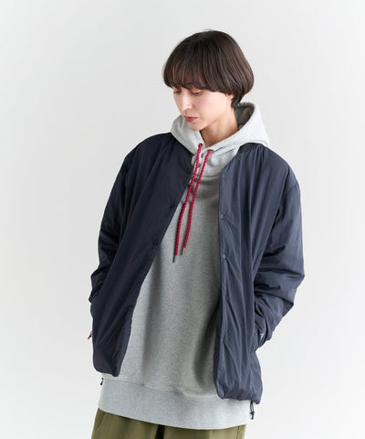 NANGA NO COLLAR SOFT DOWN CARDIGAN(UNISEX) / 無領輕量羽絨開襟外套