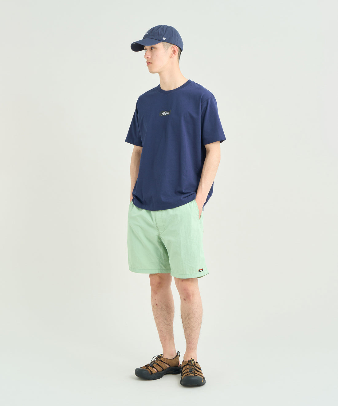 NANGA ECO HYBRID MT LOGO TEE / 山形標誌短袖T恤