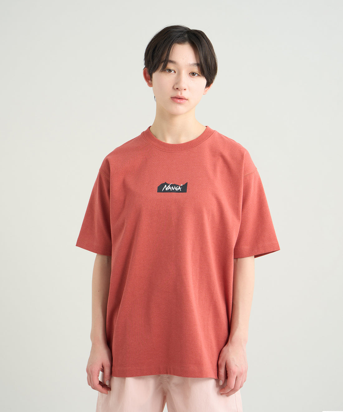 NANGA ECO HYBRID MT LOGO TEE / 山形標誌短袖T恤