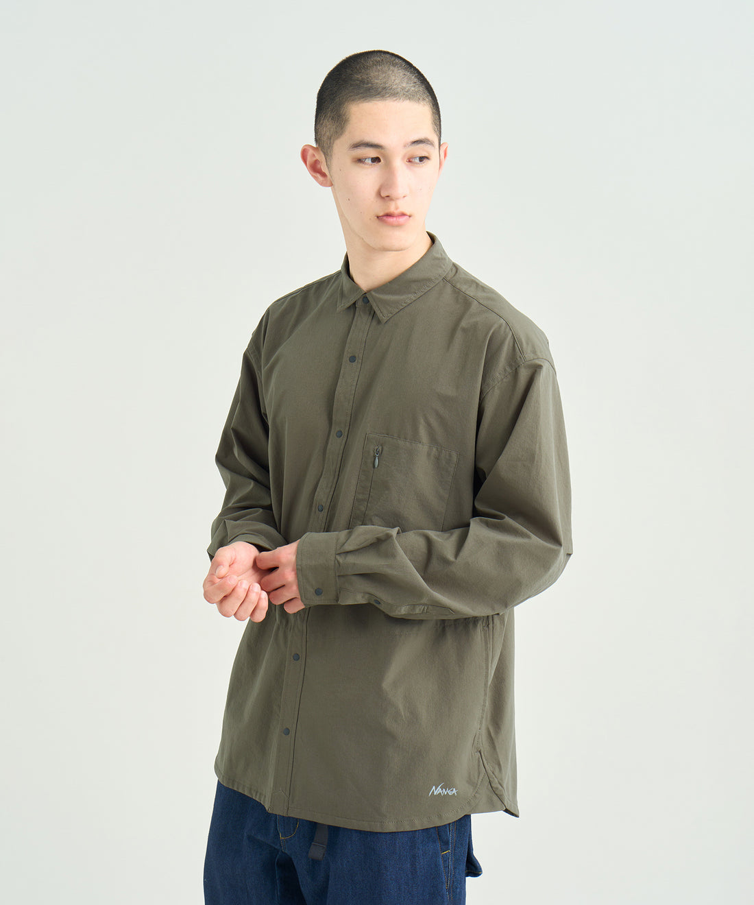 NANGA DotAir® COMFY L/S SHIRT / 輕量透氣 DotAir® 機能長袖襯衫