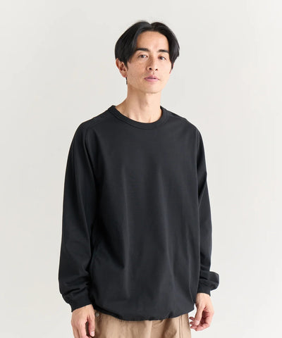 NANGA / ECO HYBRID OVERSIZED L/S TEE(MEN) 再生棉寬版口袋長袖T恤