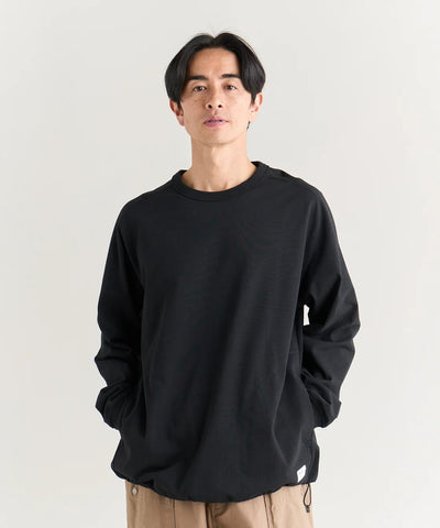 NANGA / ECO HYBRID OVERSIZED L/S TEE(MEN) 再生棉寬版口袋長袖T恤