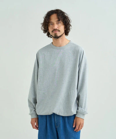 NANGA / ECO HYBRID OVERSIZED L/S TEE(MEN) 再生棉寬版口袋長袖T恤