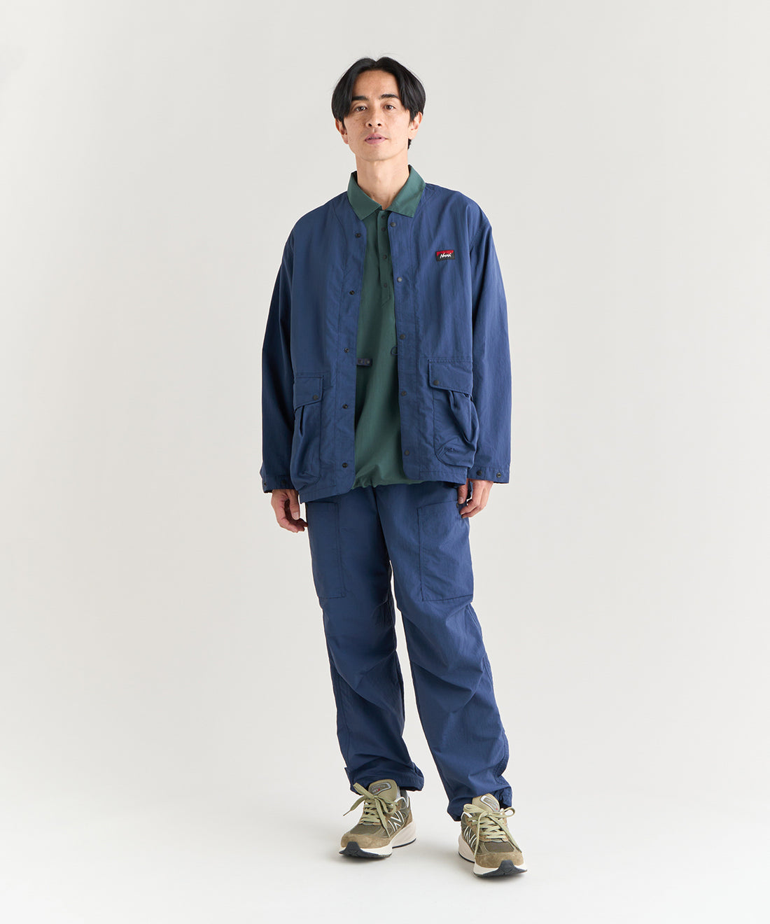 NANGA NYLON TUSSER CARGO PANTS / 輕量  機能抽繩工裝長褲