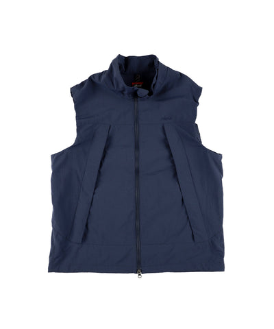 NANGA NYLON TUSSER TRACK VEST / 輕量防風  戶外機能背心