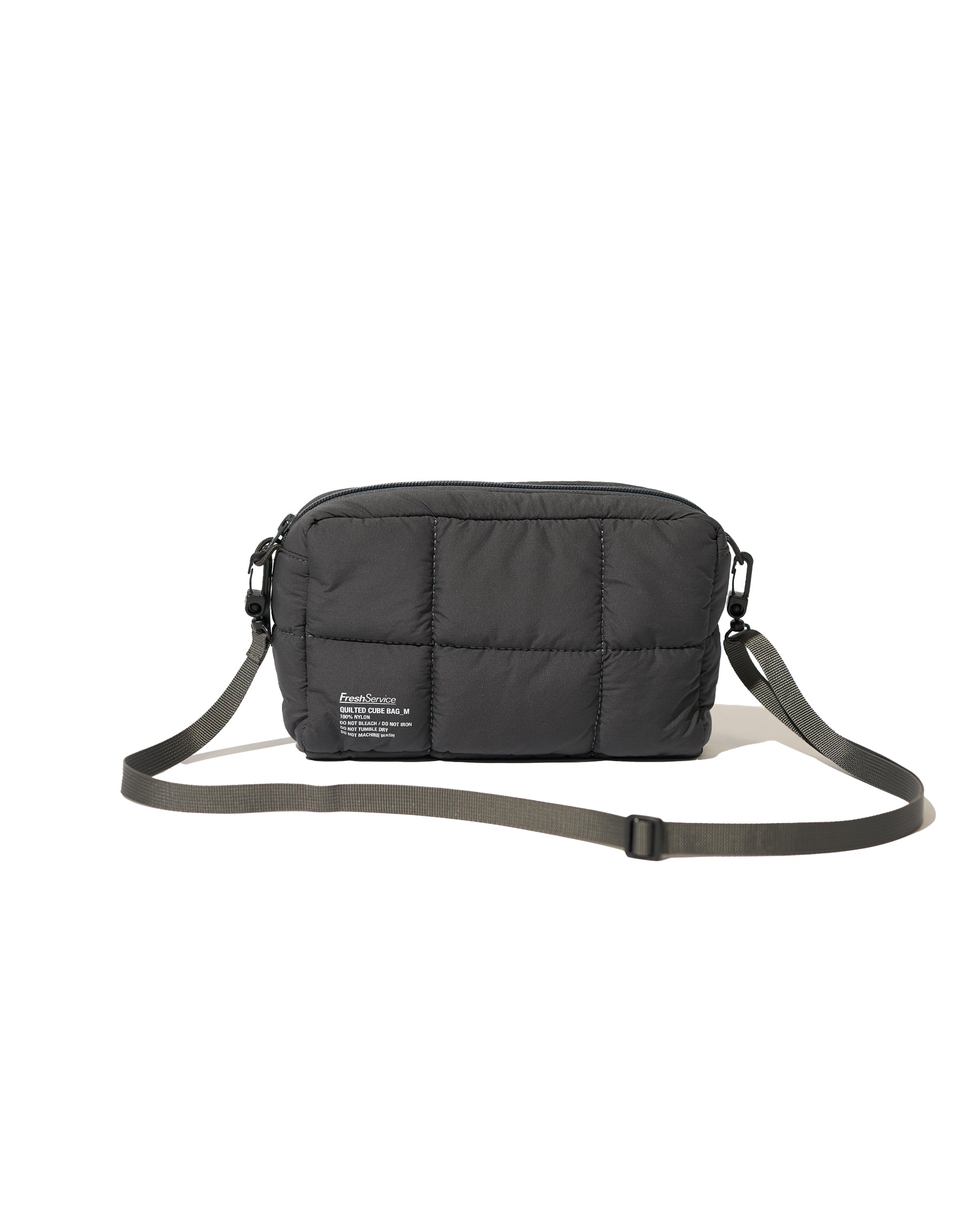 FreshService QUILTED CUBE BAG_M / 立體絎縫立方尼龍肩背包 （中）