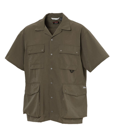 NANGA DotAir® UTILITY PK SHORT SLEEVE SHIRT / 日本直営店限定  DotAir® 機能透氣 Utility 口袋短袖襯衫