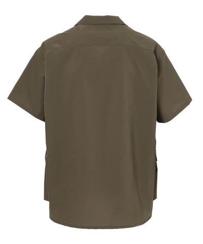 NANGA DotAir® UTILITY PK SHORT SLEEVE SHIRT / 日本直営店限定  DotAir® 機能透氣 Utility 口袋短袖襯衫