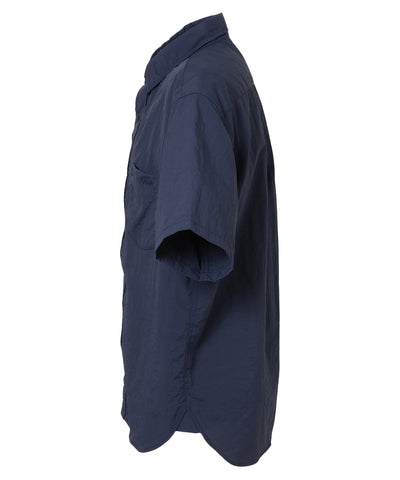 NANGA NYLON TUSSER S/S DAILY SHIRT / 日本直営店限定 輕量尼龍塔絲隆開領短袖襯衫