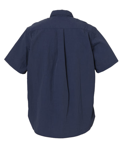 NANGA NYLON TUSSER S/S DAILY SHIRT / 日本直営店限定 輕量尼龍塔絲隆開領短袖襯衫