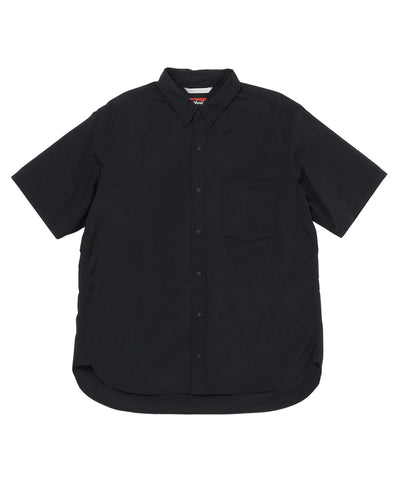 NANGA NYLON TUSSER S/S DAILY SHIRT / 日本直営店限定 輕量尼龍塔絲隆開領短袖襯衫