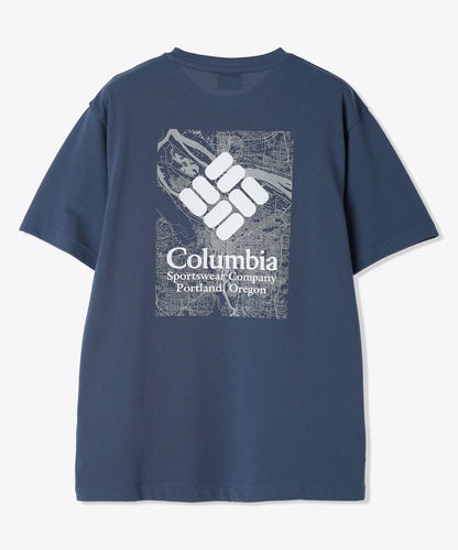 COLUMBIA BLACK LABEL Pipers Pines™ Graphic S/S Tee / 涼感 地圖圖騰 短袖T恤