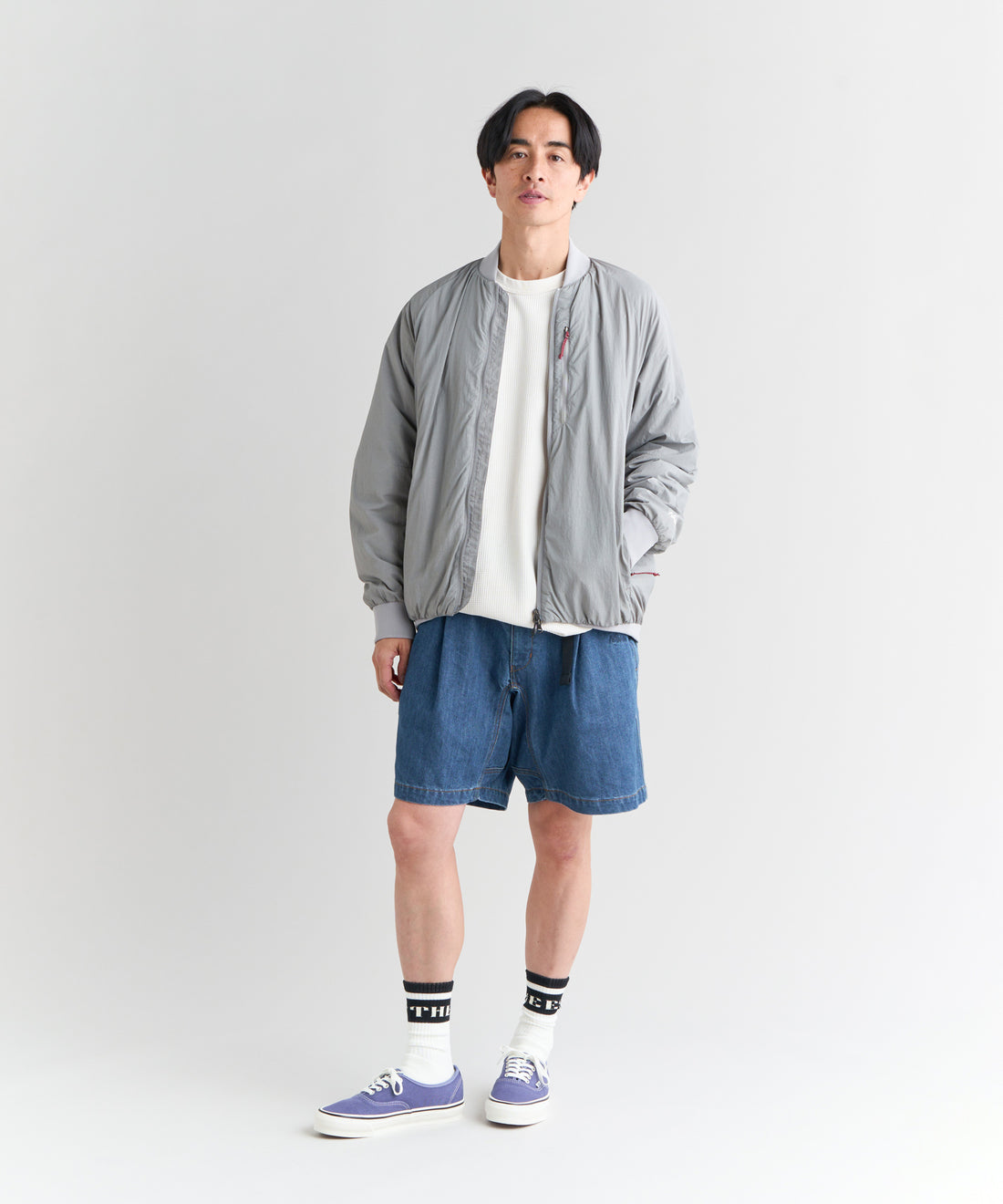 NANGA SOFT DOWN VARSITY BLOUSON(UNISEX) / 輕量軟羽絨 棒球外套