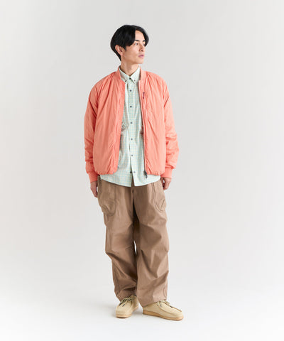 NANGA SOFT DOWN VARSITY BLOUSON(UNISEX) / 輕量軟羽絨 棒球外套