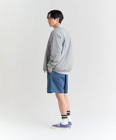 NANGA SOFT DOWN VARSITY BLOUSON(UNISEX) / 輕量軟羽絨 棒球外套