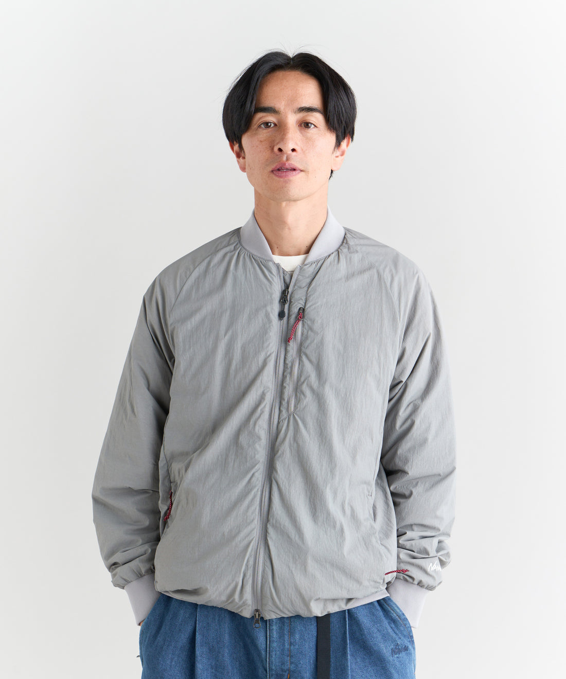 NANGA SOFT DOWN VARSITY BLOUSON(UNISEX) / 輕量軟羽絨 棒球外套