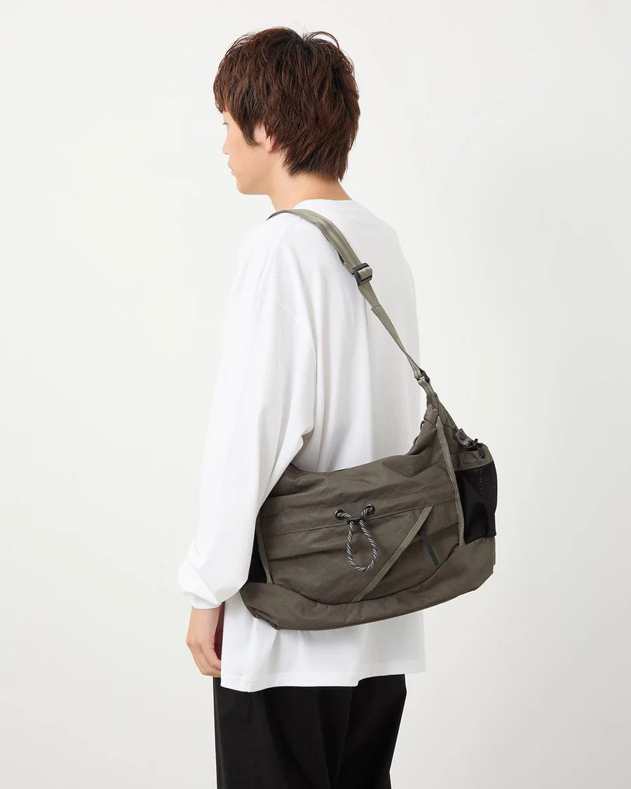 F/CE. TEXTURED TWILL 2WAY SHOULDER TOTE / 雙用機能側背托特包