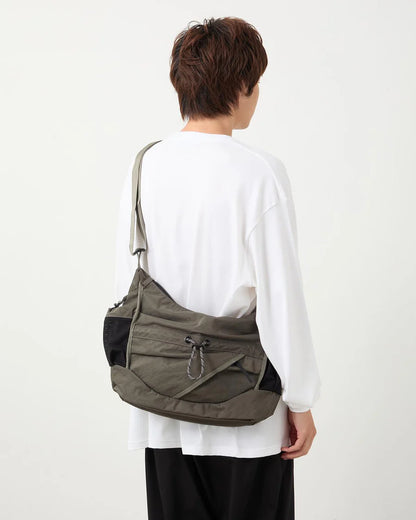 F/CE. TEXTURED TWILL 2WAY SHOULDER TOTE / 雙用機能側背托特包