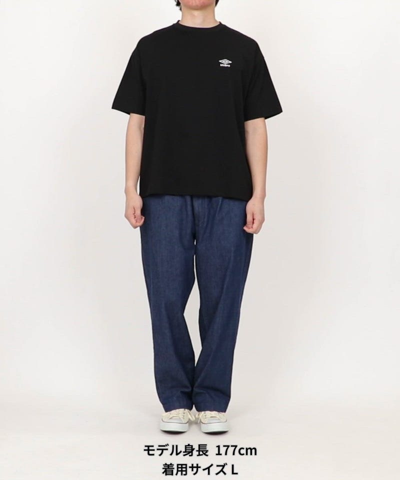 UMBRO / 吸水速乾 刺繡標誌 短袖T恤