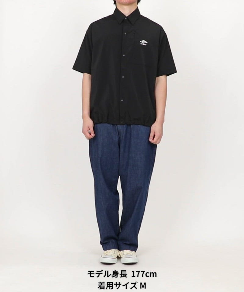 UMBRO / 刺繡標誌 短袖襯衫