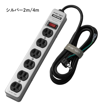 FARGO STEEL TAP AC 6口  / 延長線