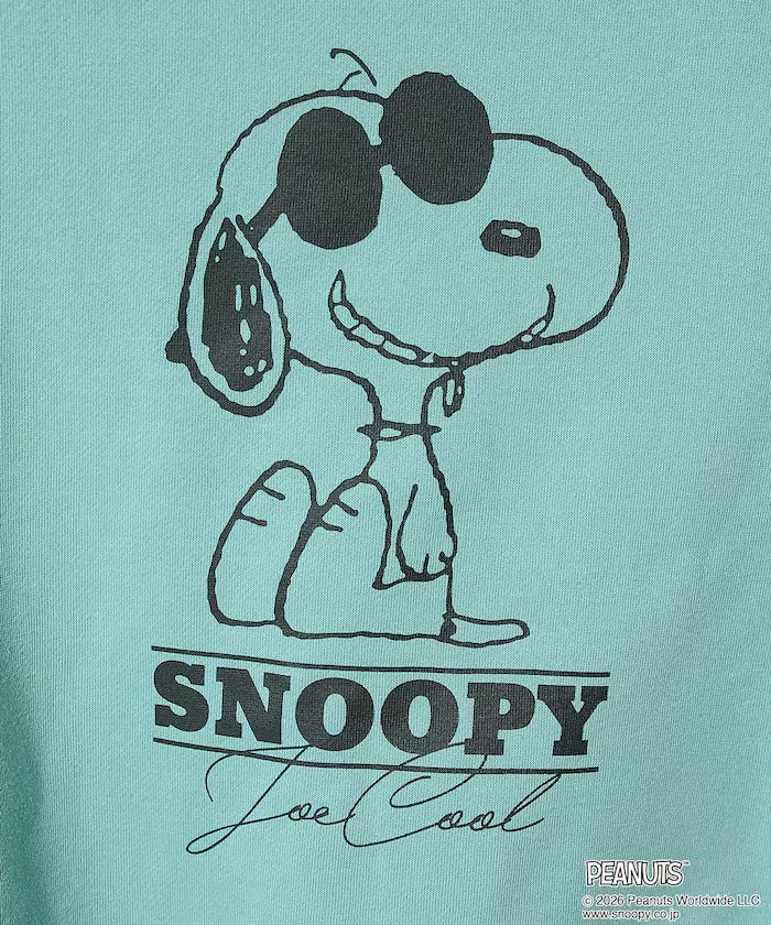 PEANUTS / Snoopy印花刷毛 圓領衫（日本聯名限定）