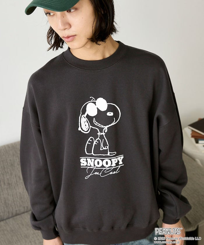 PEANUTS / Snoopy印花刷毛 圓領衫（日本聯名限定）