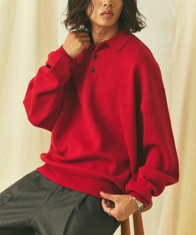 FREAK'S STORE／Relax Fit 毛圈布 針織POLO衫