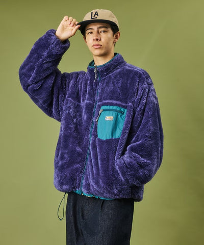 FREAK'S STORE / 雙面穿尼龍刷毛短版外套