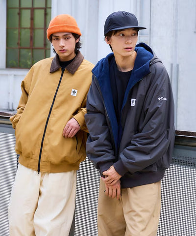 Columbia × FREAK'S STORE／日本聯名限定 雙面穿刷毛連帽外套
