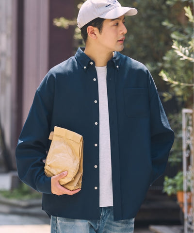 THE CRAFT CREW PRODUCTS / UV防曬 牛津布 寬版 襯衫