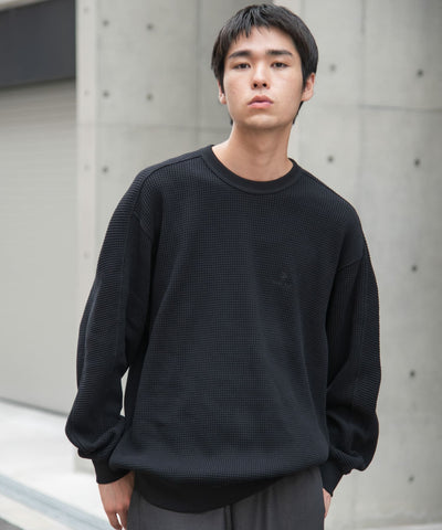 Snow Peak Apparel × DOORS / 日本聯名限定 厚磅華夫格 長袖T恤