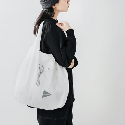 and wander / 輕量防潑水尼龍托特包 Crispy Rip Grocery Pocket Bag