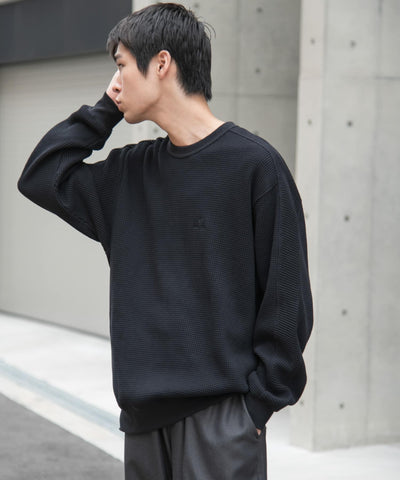 Snow Peak Apparel × DOORS / 日本聯名限定 厚磅華夫格 長袖T恤