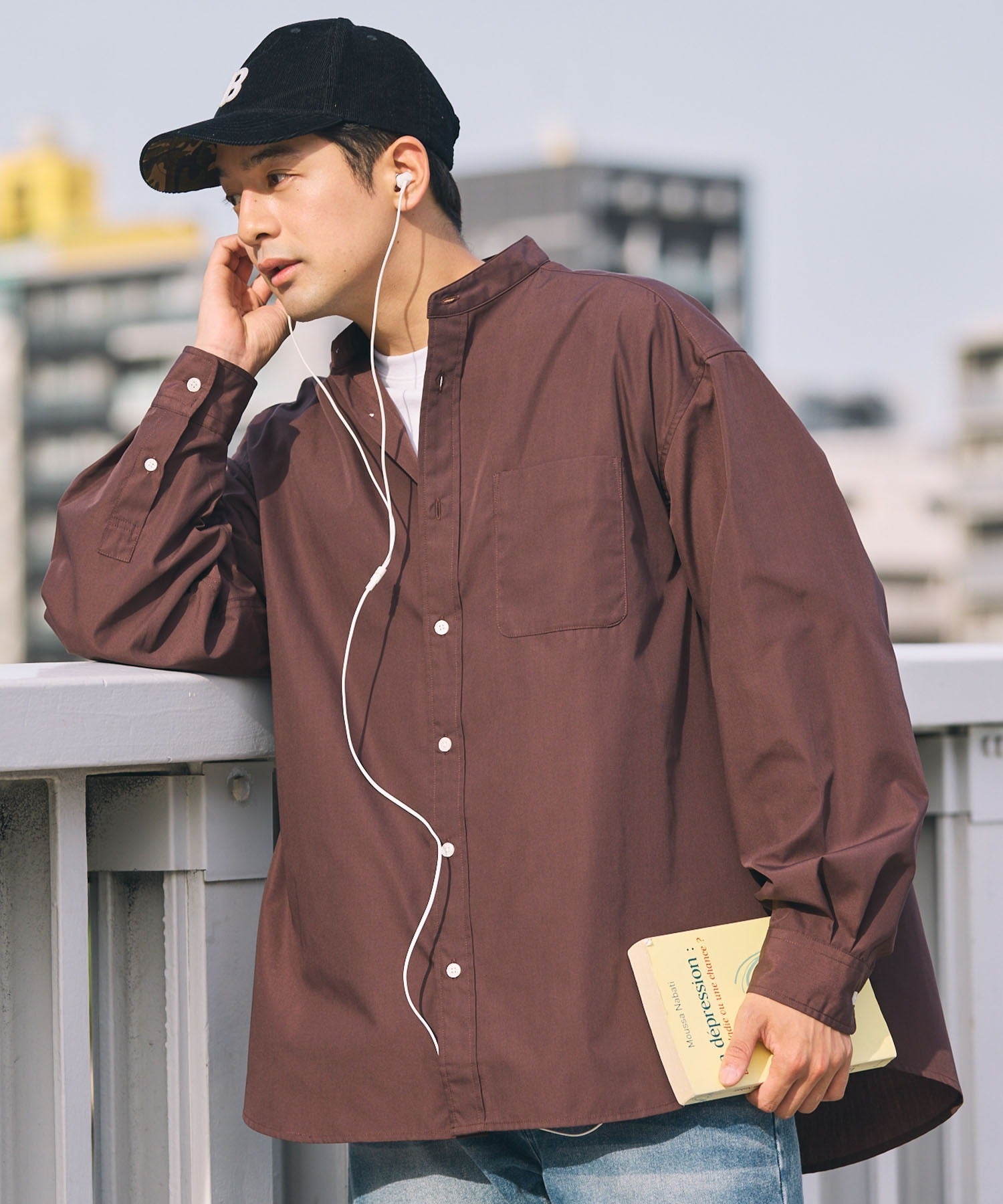 THE CRAFT CREW PRODUCTS / 免燙 抗菌 立領長袖襯衫