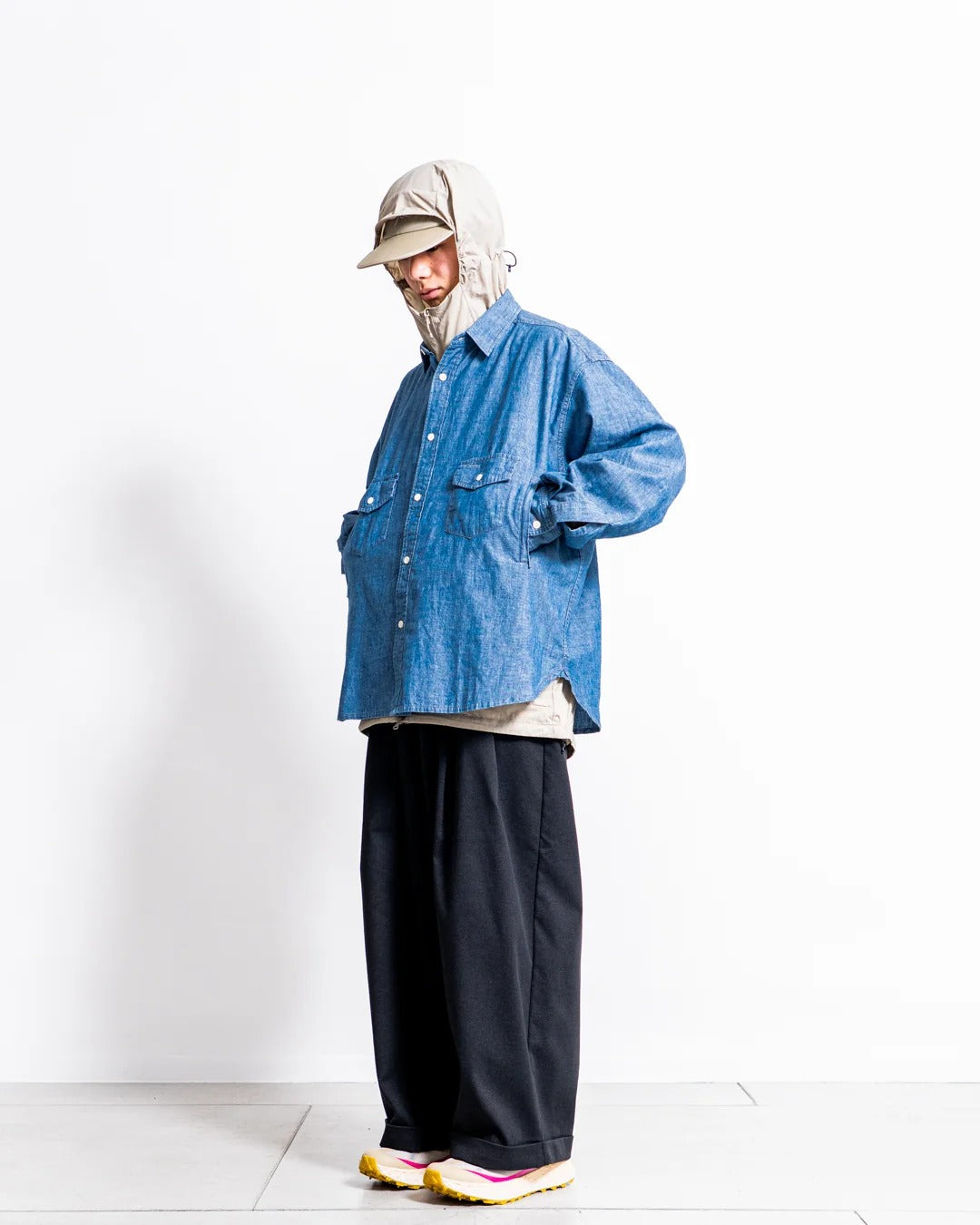 White Mountaineering × Dickies / 別注寬版工作褲