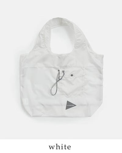 and wander / 輕量防潑水尼龍托特包 Crispy Rip Grocery Pocket Bag